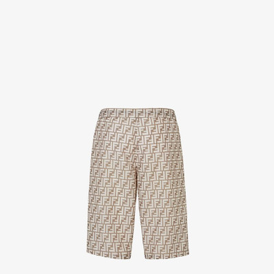 FENDI Beige Lycra® Bermudas outlook