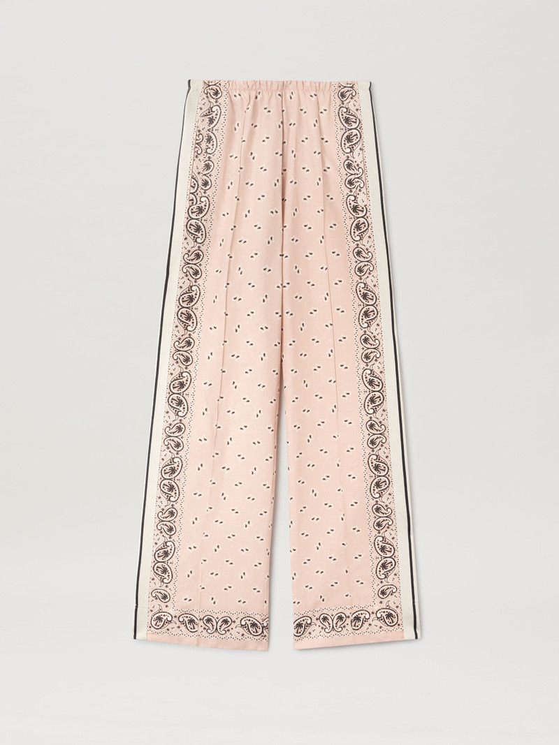 Paisley Track Loose Pants - 1