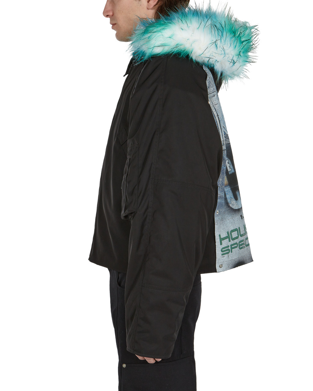 NYLON LOGO PARKA WITH PRINT - 4