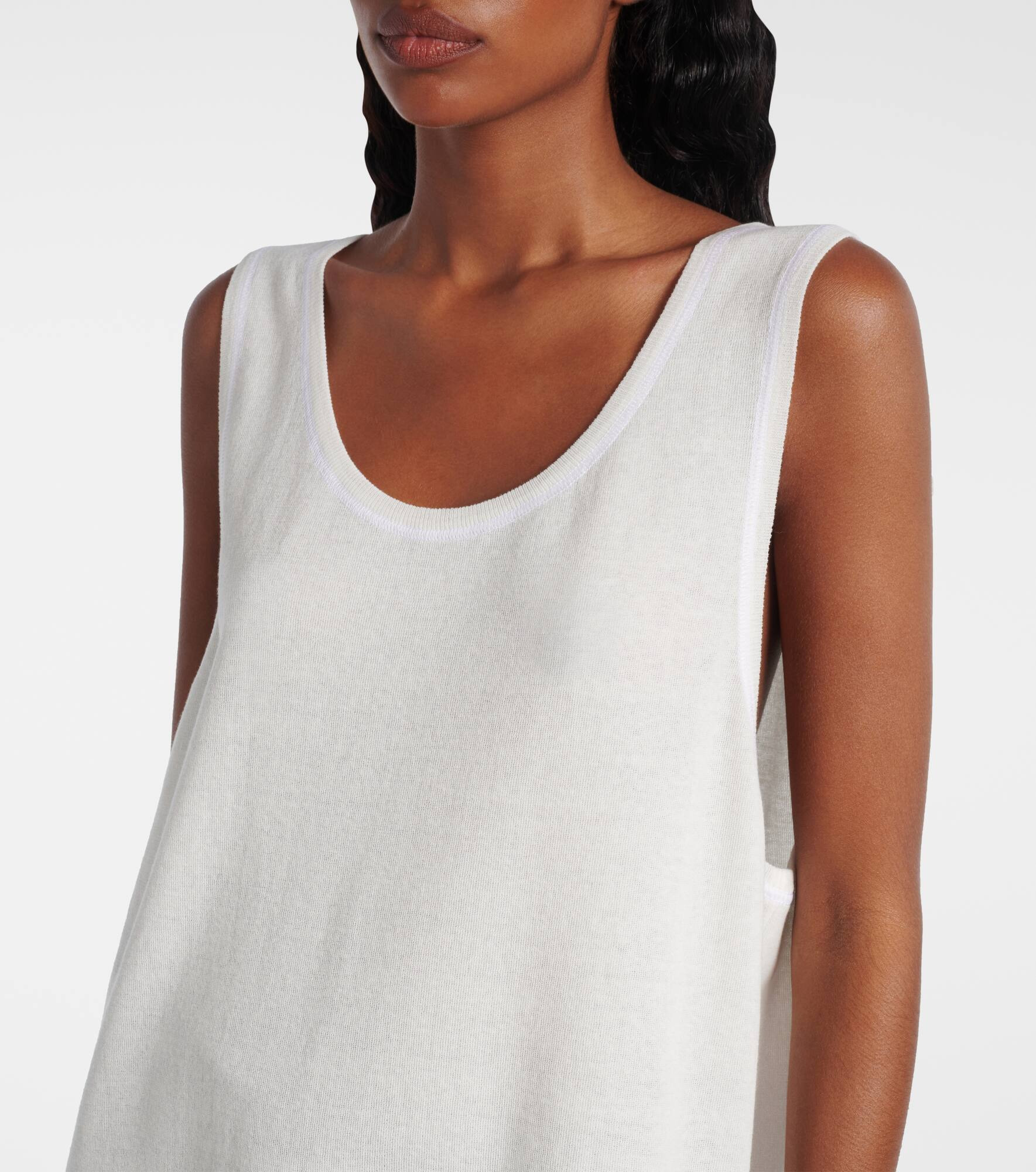 Cotton and wool-blend tunic - 4