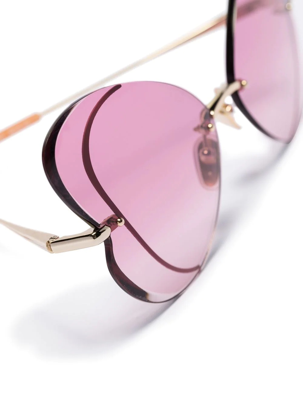 Tayla butterfly-frame sunglasses - 8