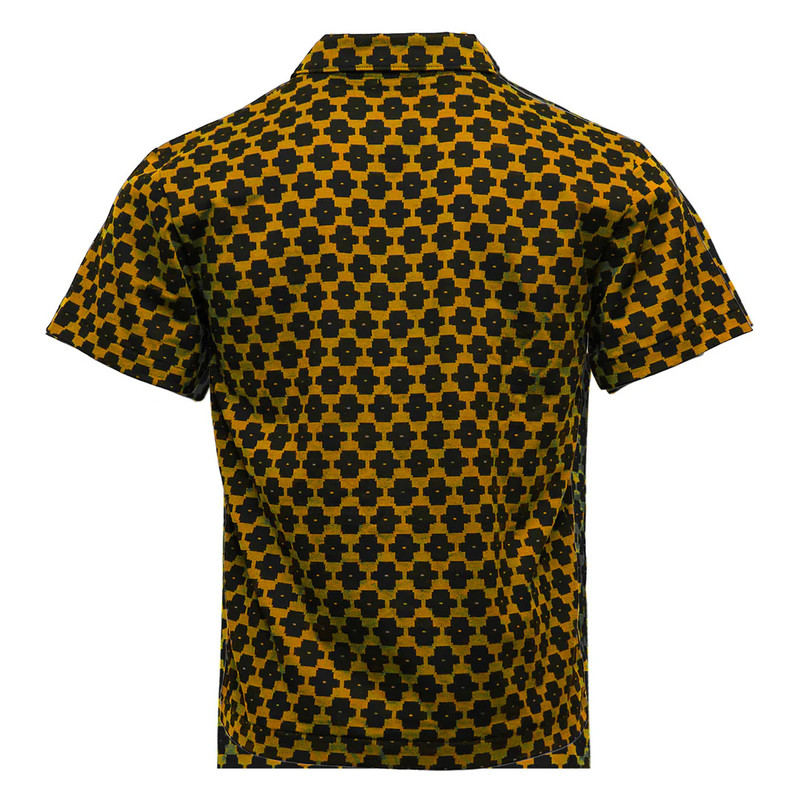 Comme des Garçons Homme Plus Bold Printed Pattern Cotton Polo outlook