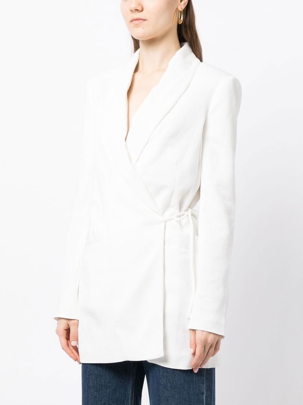 Everly tie-fastened blazer - 3