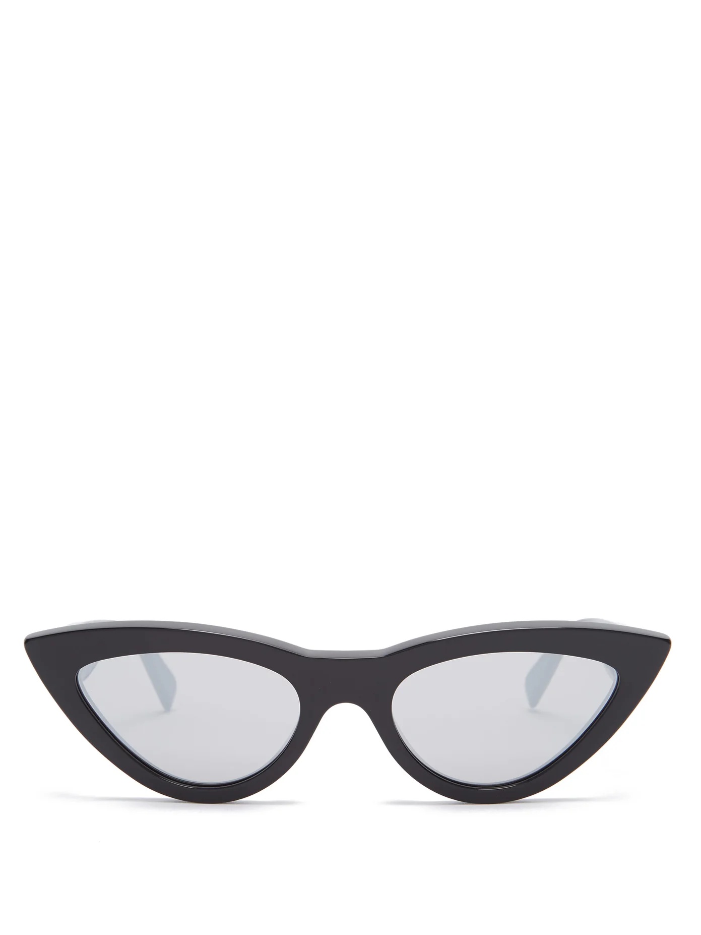 Mirrored cat-eye acetate sunglasses - 1