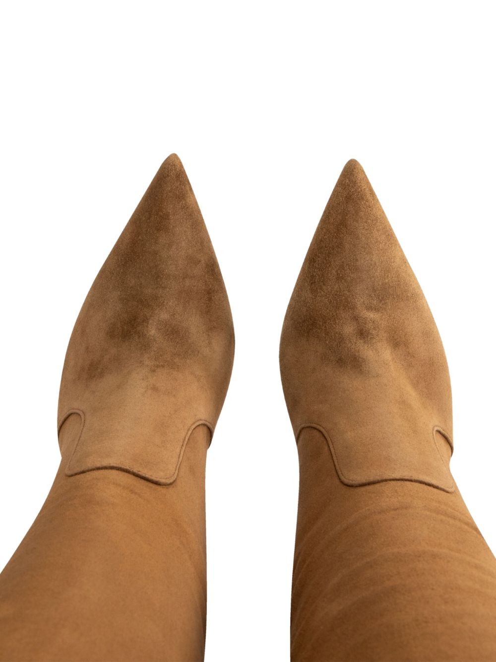 85mm Hansen Cuissard suede pointed-toe knee-high boots - 4