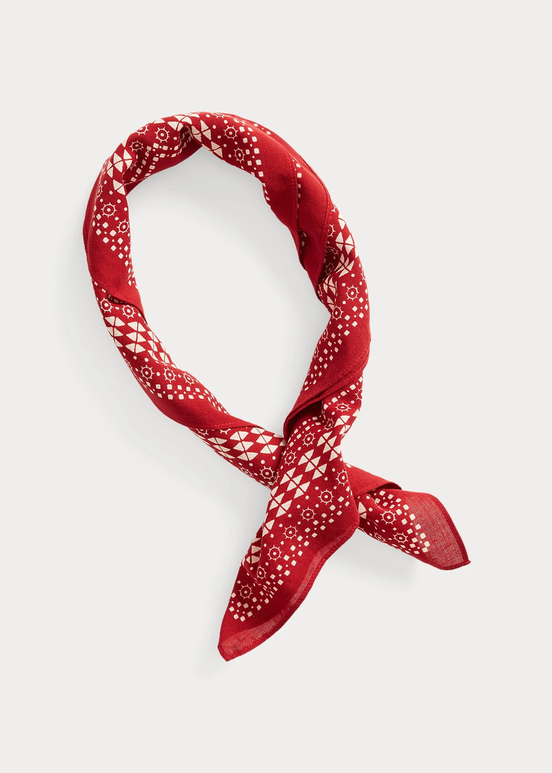 RRL by Ralph Lauren Logo Cotton Bandanna outlook