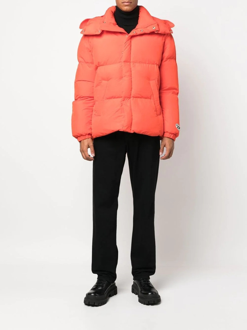 Diesel hooded padded coat outlook