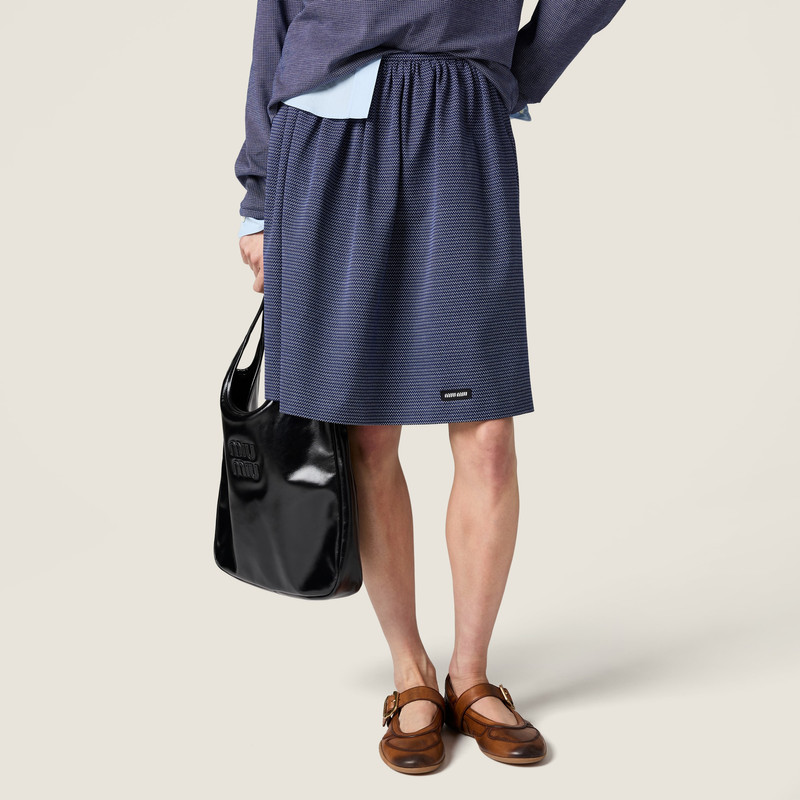Jacquard jersey skirt 4