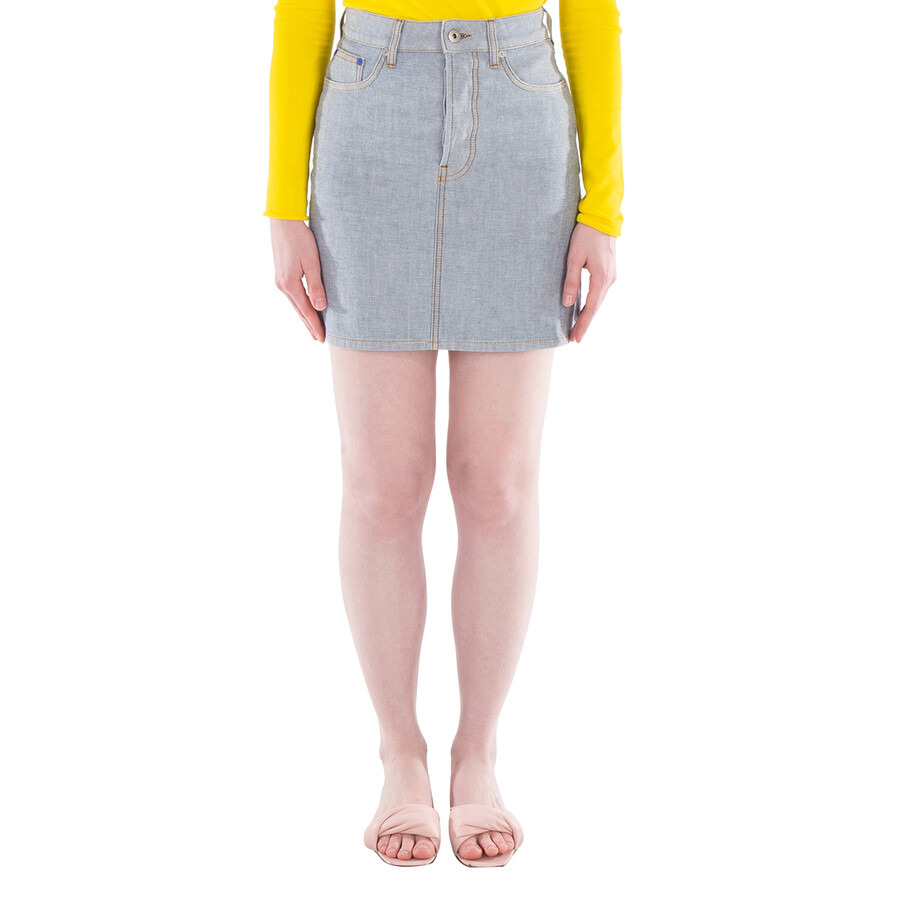Burberry EKD Jacquard Denim Skirt - 1