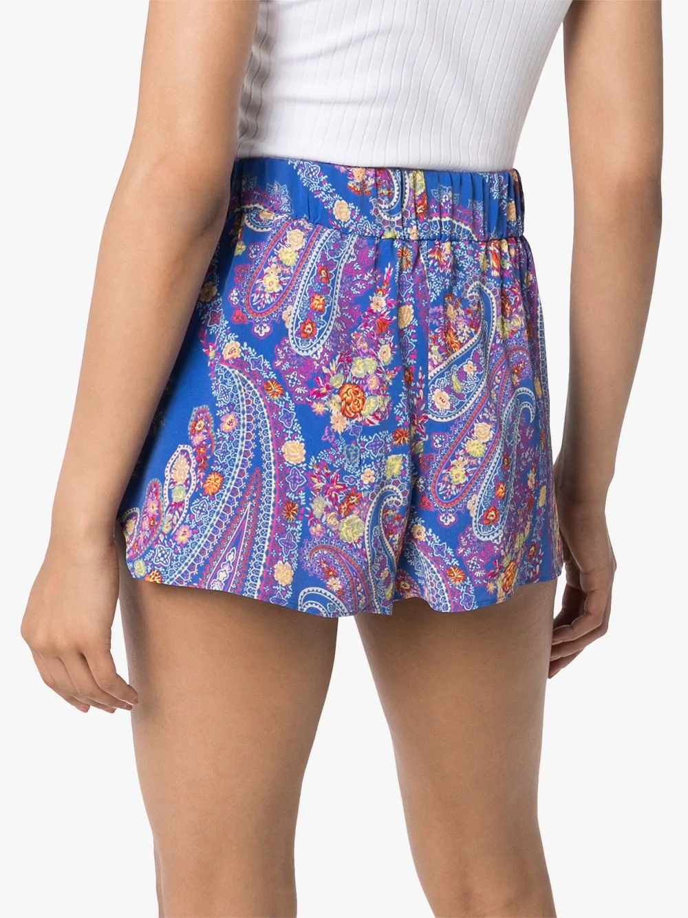 paisley-print shorts - 3