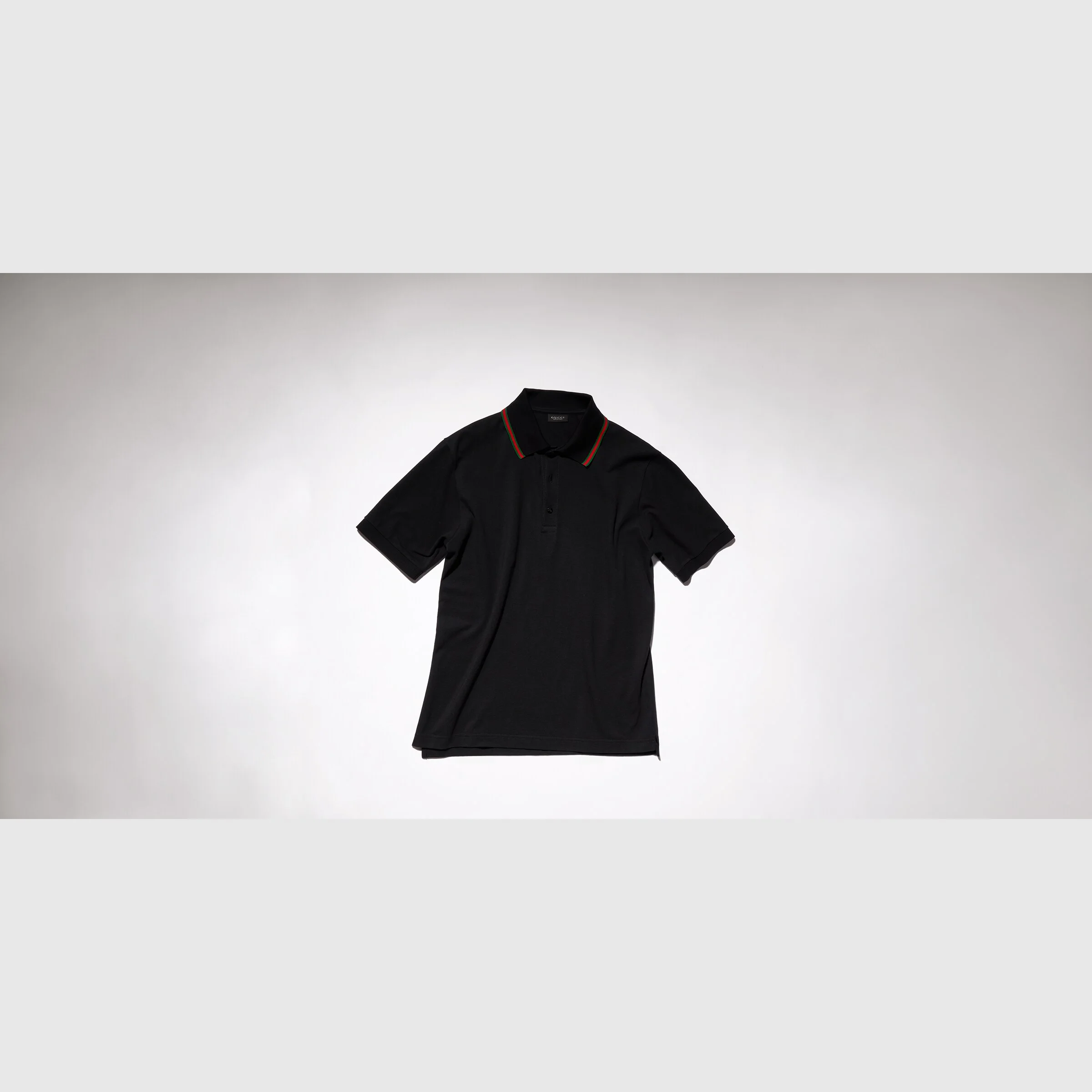 Cotton jersey piquet polo shirt - 1