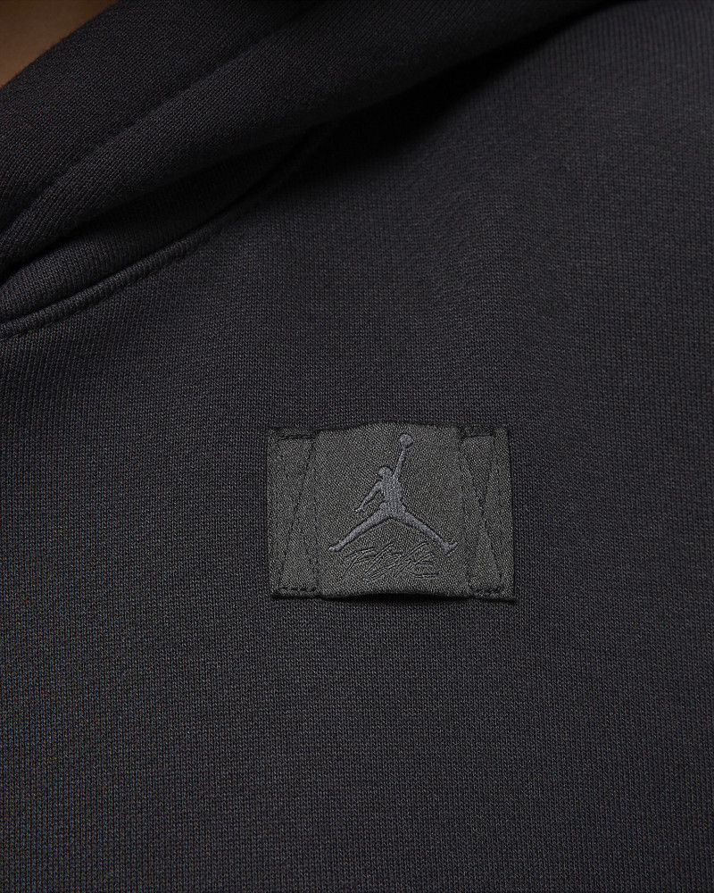 Jordan Flight Fleece Women's Satin Lined Pullover Hoodie 5