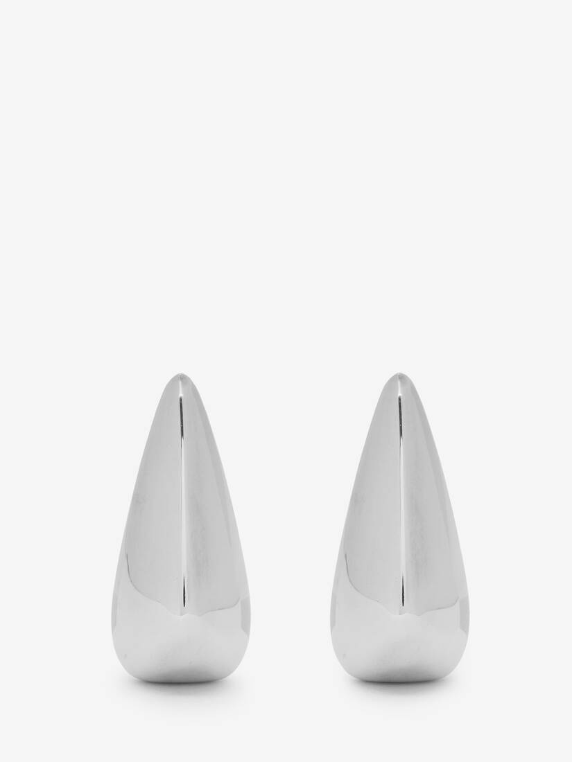 Women's Thorn Claw Earrings in Antique Silver - 1