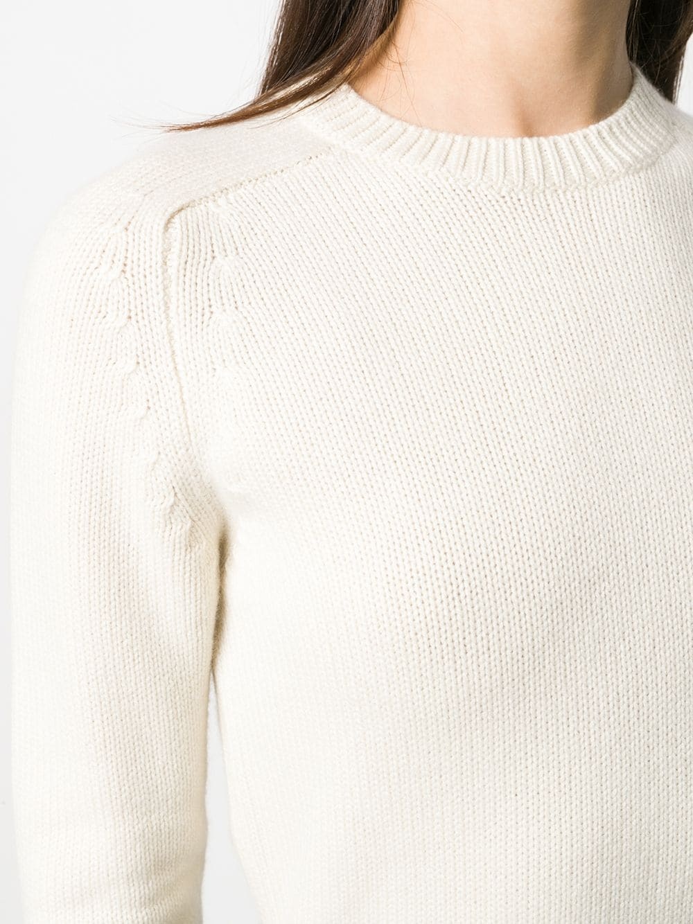 relaxed ribbed detail jumper - 5