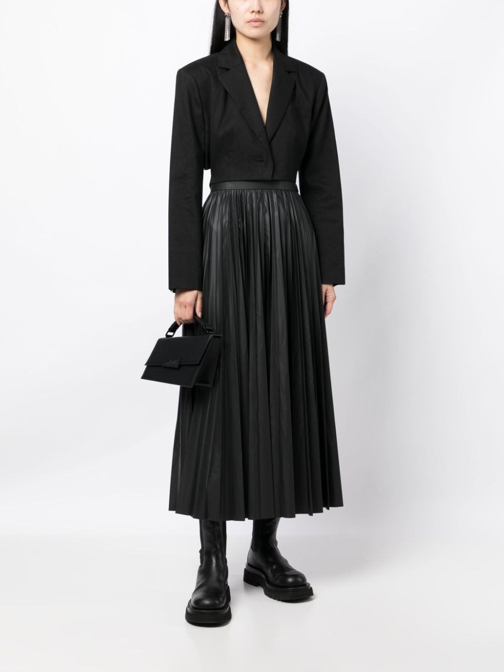 high-waist pleated skirt - 2