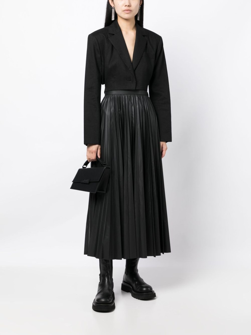 Junya Watanabe high-waist pleated skirt outlook