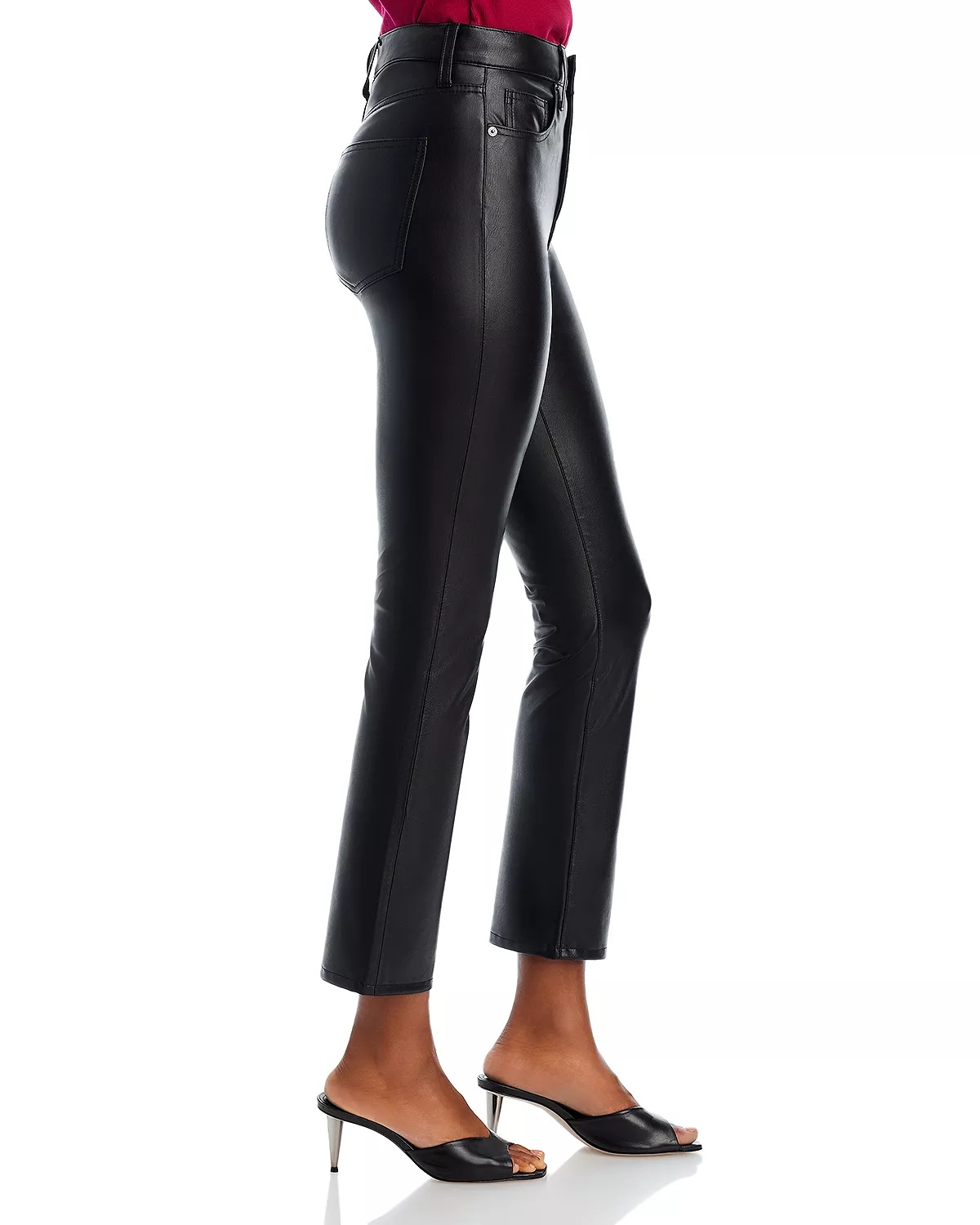 Carly Faux Leather Pants - 3