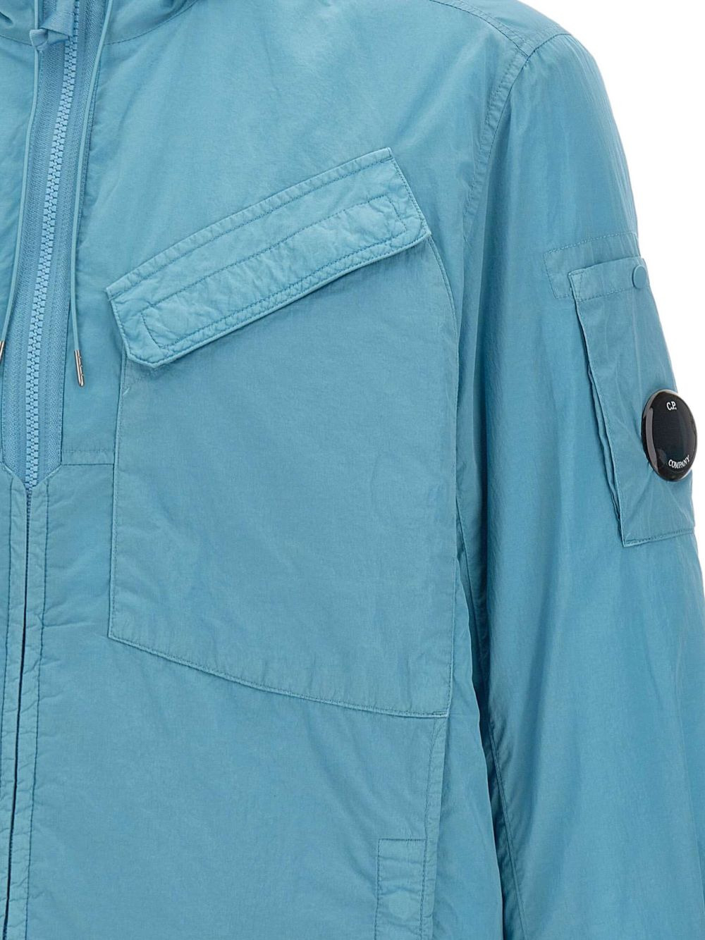 drawstring-hood jacket - 5