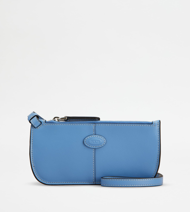 Tod's SUNGLASSES CASE IN LEATHER - LIGHT BLUE outlook