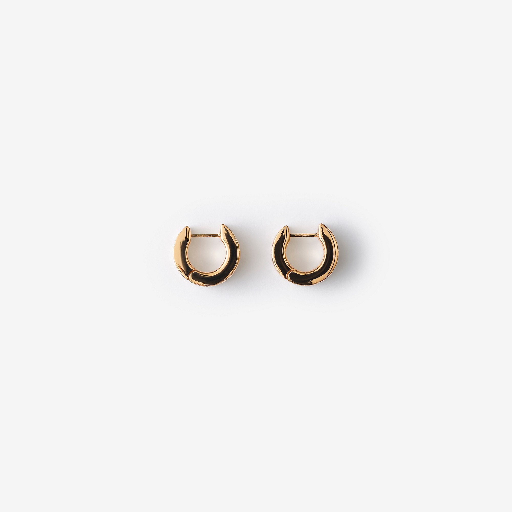 Gold-plated Rose Earrings - 2