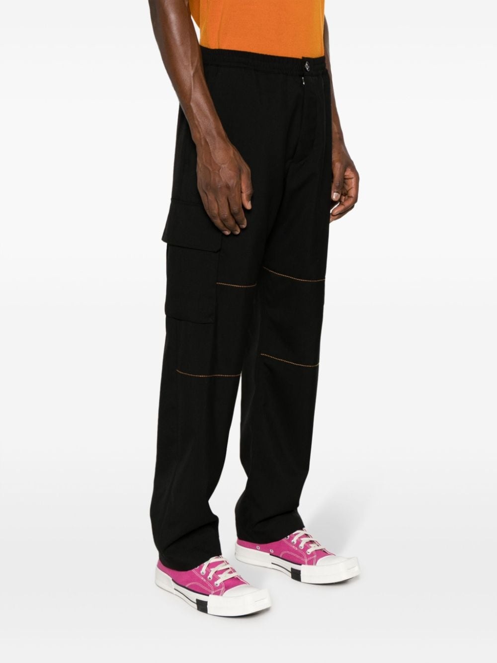 straight-leg virgin-wool trousers - 3