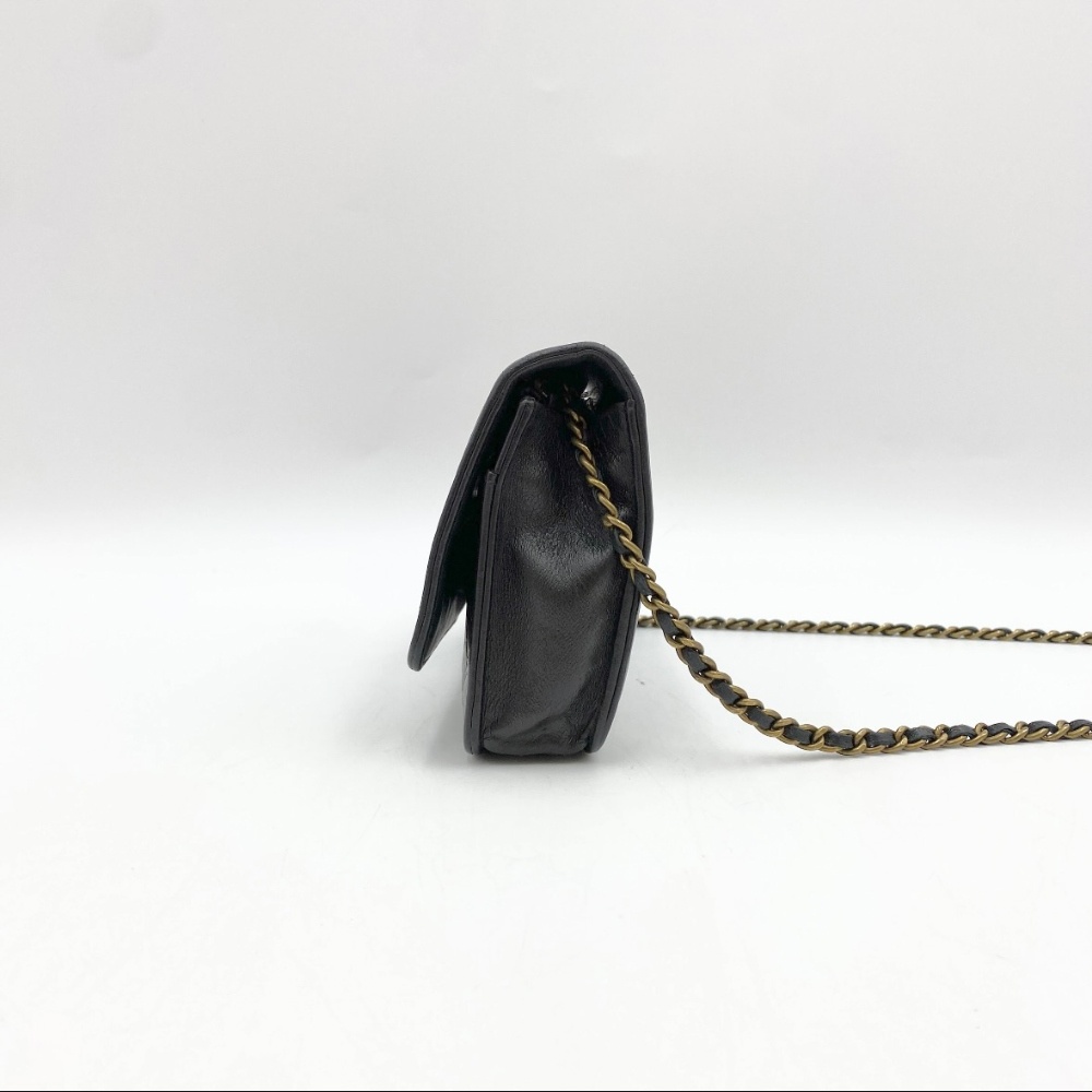 Chanel No.18 Black Camellia WOC Bag - 4