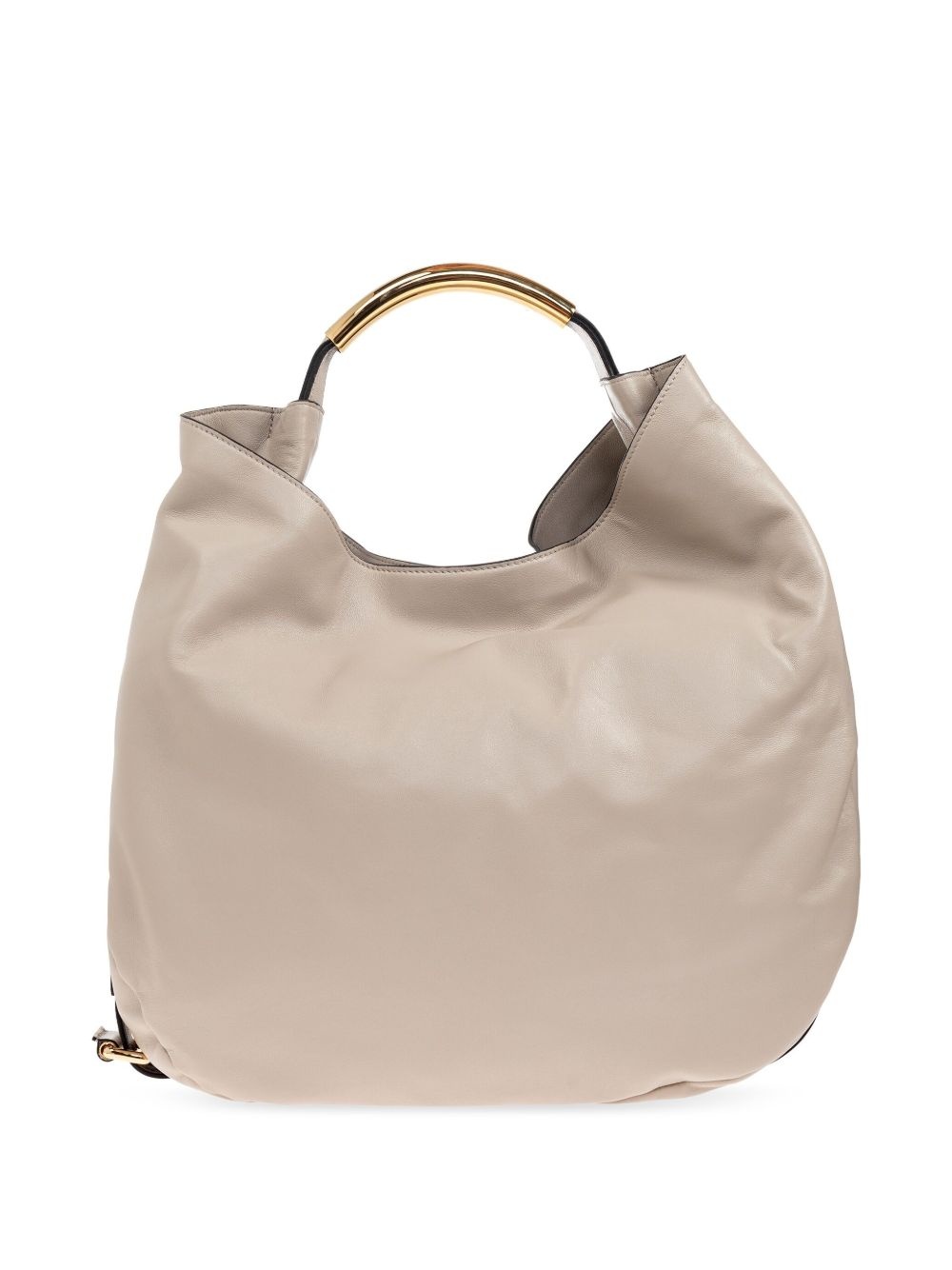 leather tote bag - 3