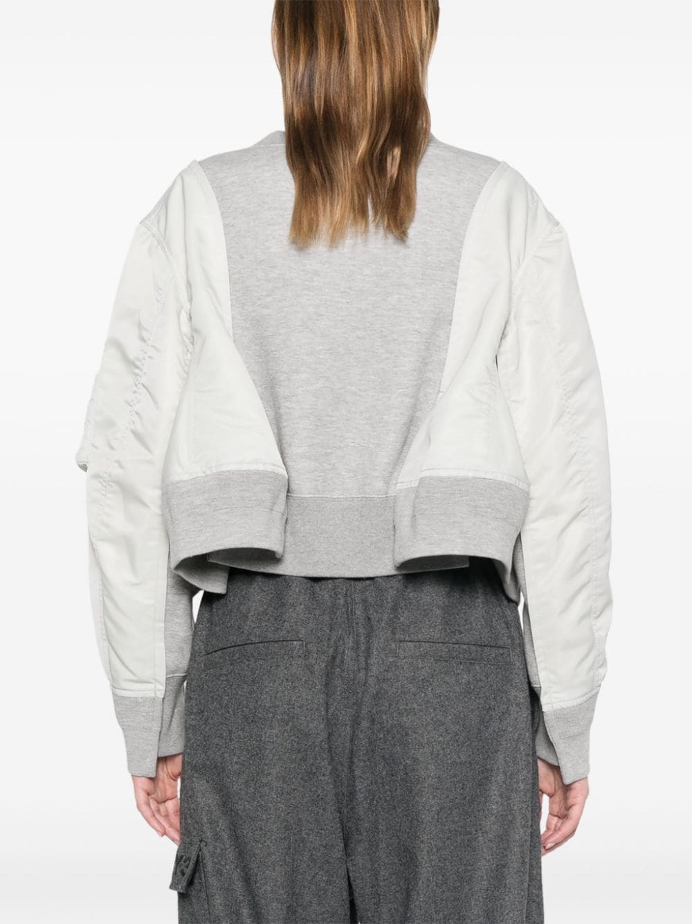 panelled sweatshirt - 4