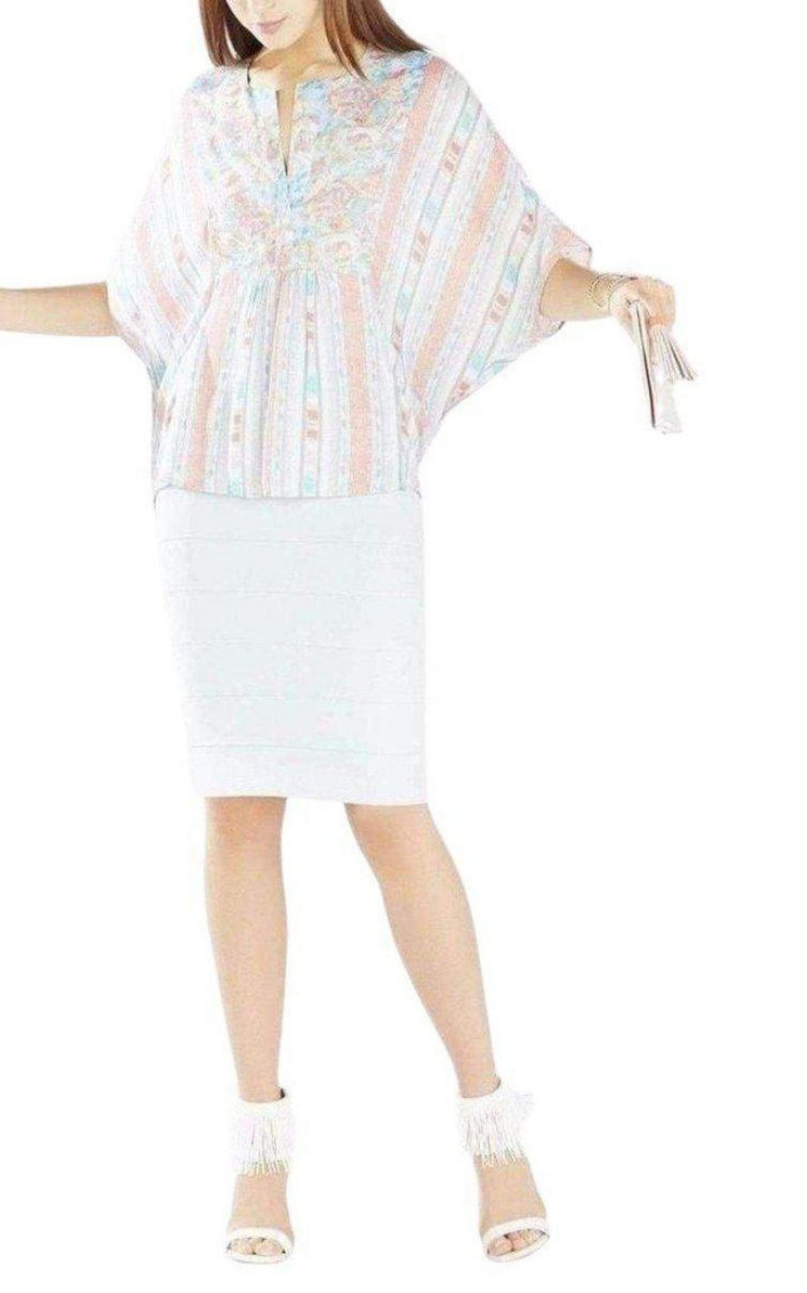 BCBGMAXAZRIA - Skarlett Relaxed Handkerchief Top - 4