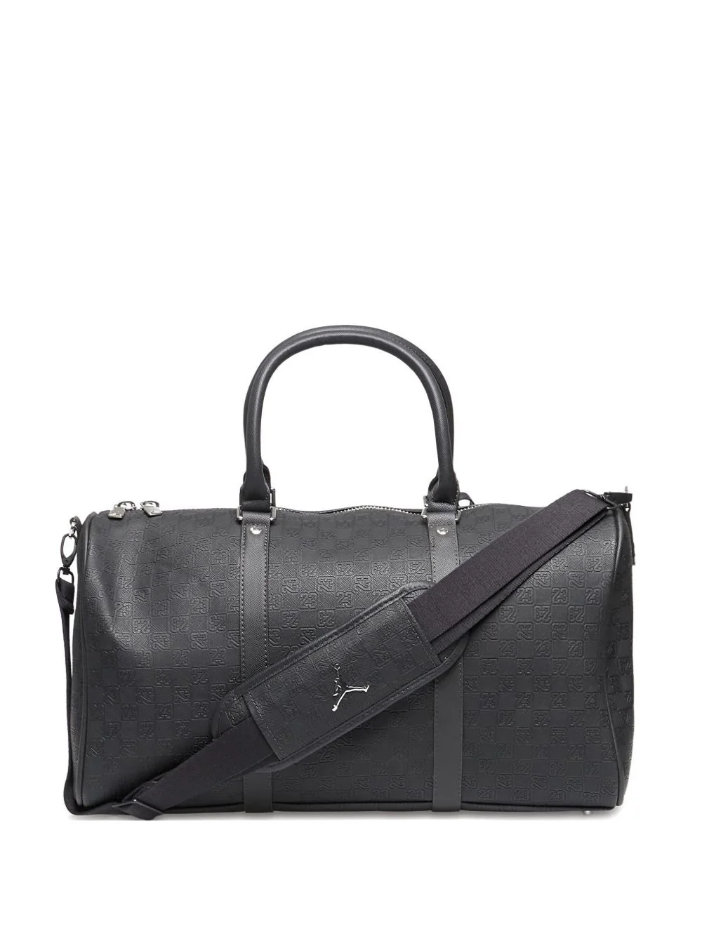 monogram patch-motif luggage - 1