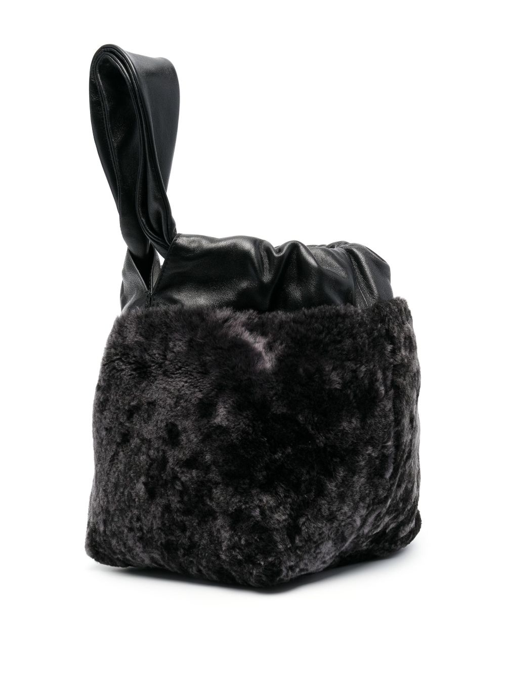 leather tote bag - 3