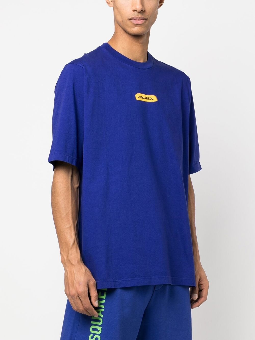 logo-stamp cottonT-shirt - 3