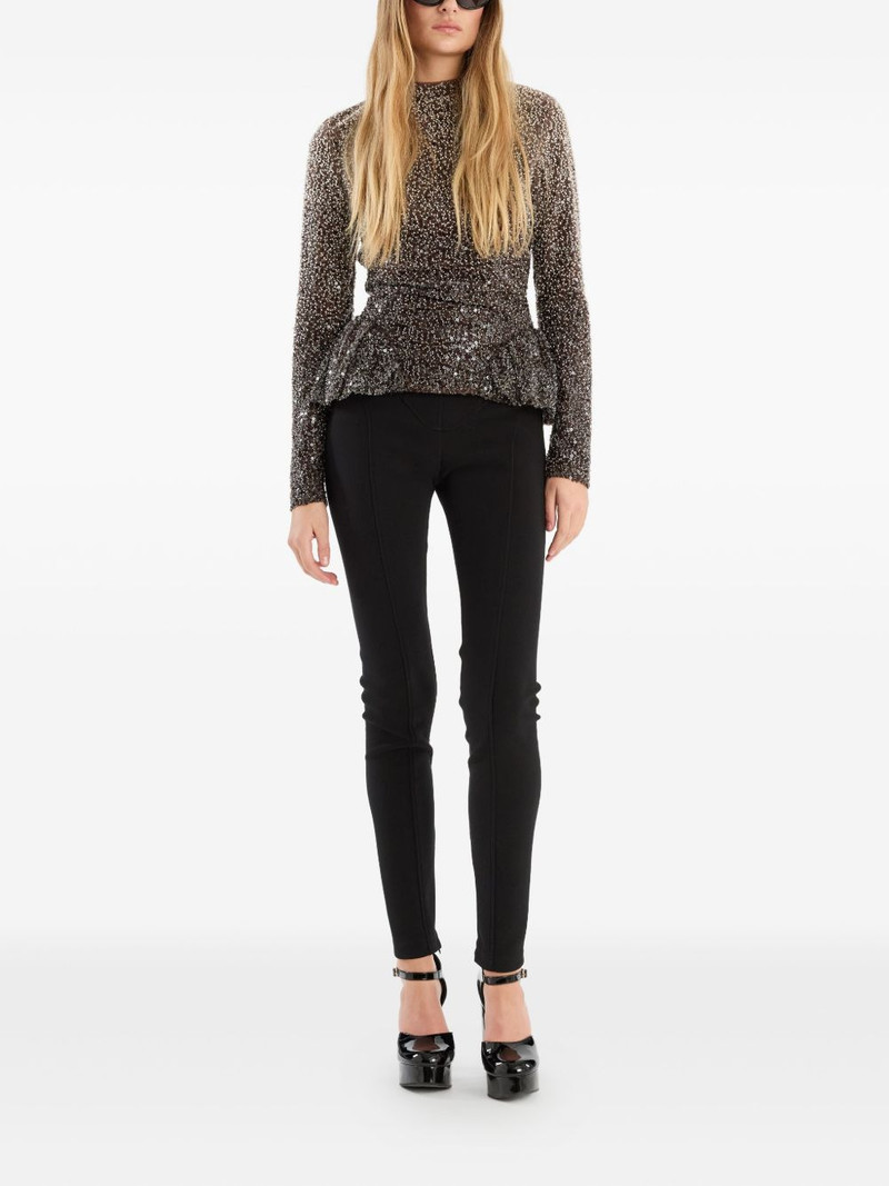 ROTATE beaded peplum top outlook