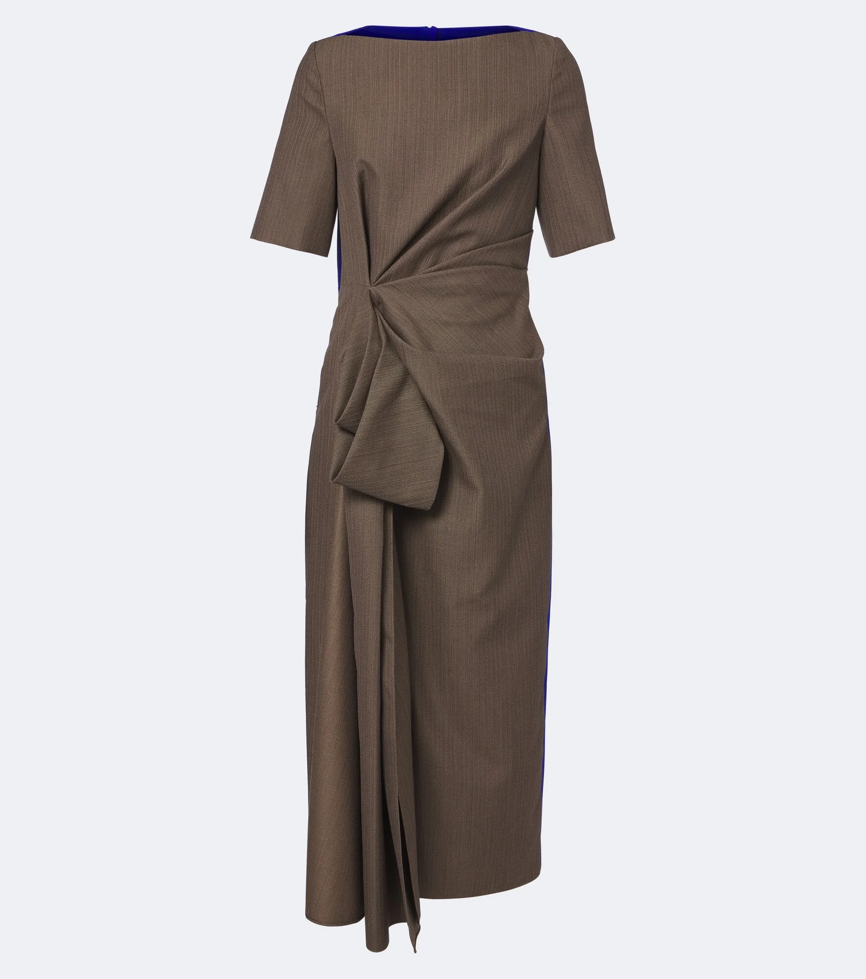 Caia draped wool midi dress - 1