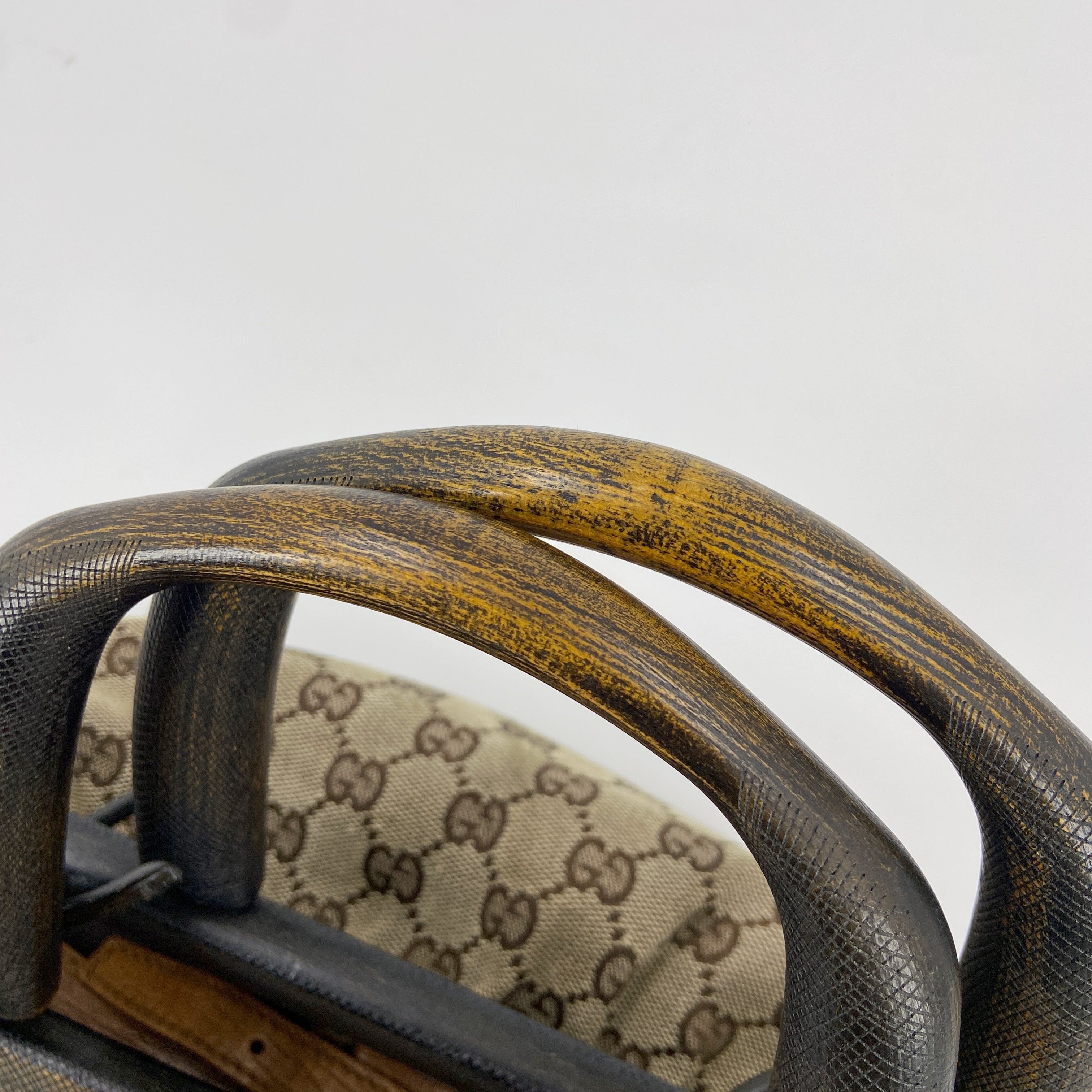 Gucci Fall 2002 Tom Ford Classic Brown Monogram Doctors Bag - 10