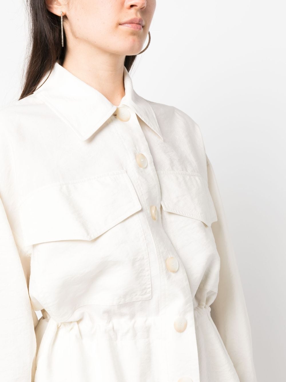 Welbeck drawstring shirt jacket - 5