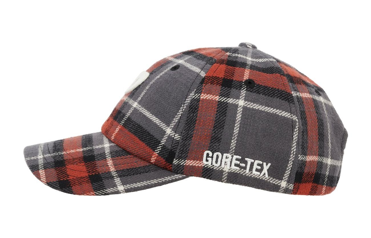 Palace Gore-Tex Plaid 6-Panel Cap 'Red' P23H183 - 3