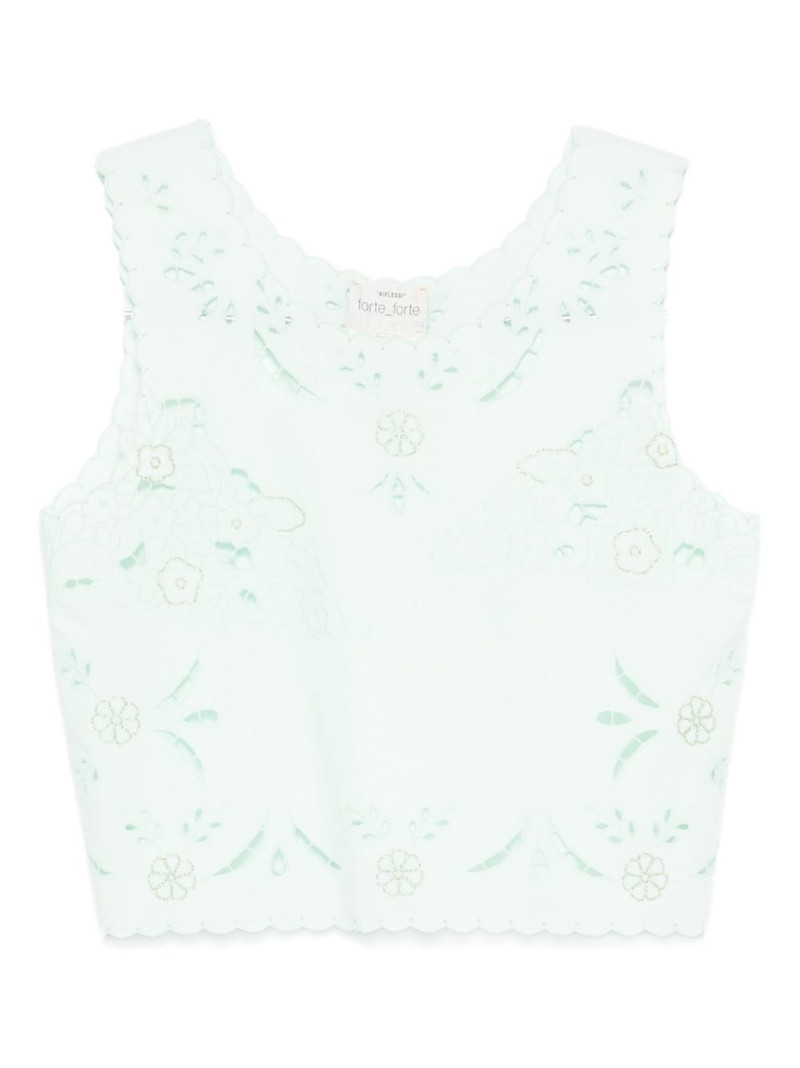 floral scalloped top 1