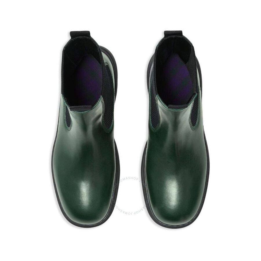 Burberry Creeper Leather Chelsea Boots - 4