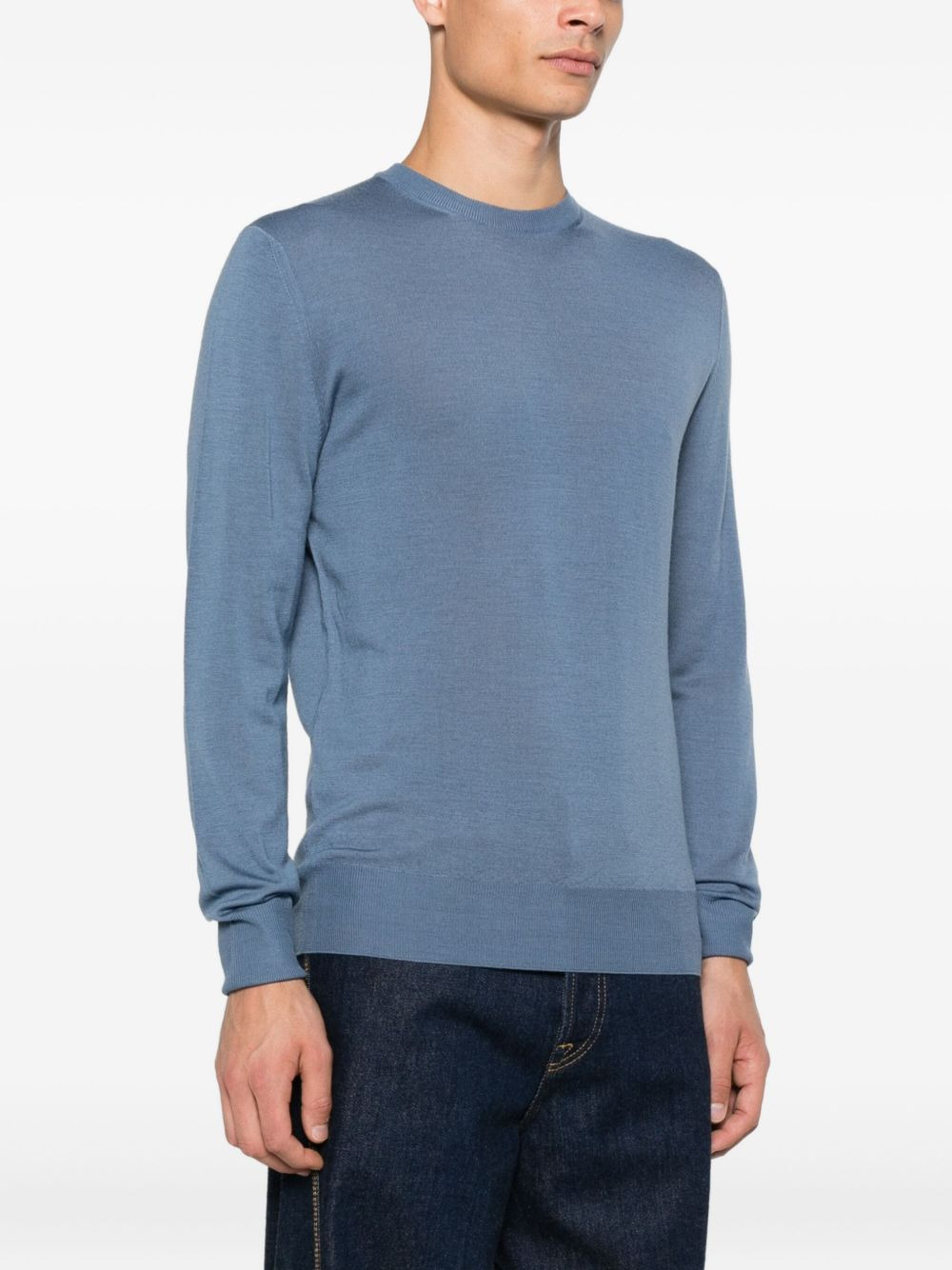 crew-neck wool sweater - 3