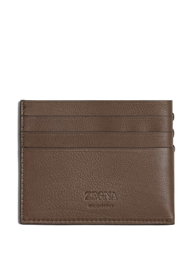 ZEGNA leather card holder outlook