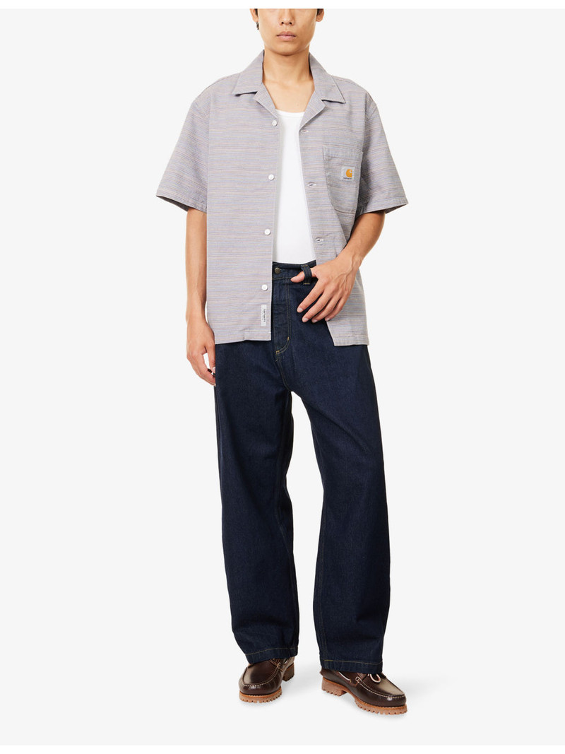 Carhartt Brandon Wide-Leg Relaxed-Fit Denim Jeans outlook