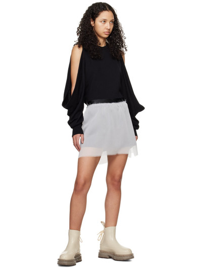 UNDERCOVER White Layered Shorts outlook