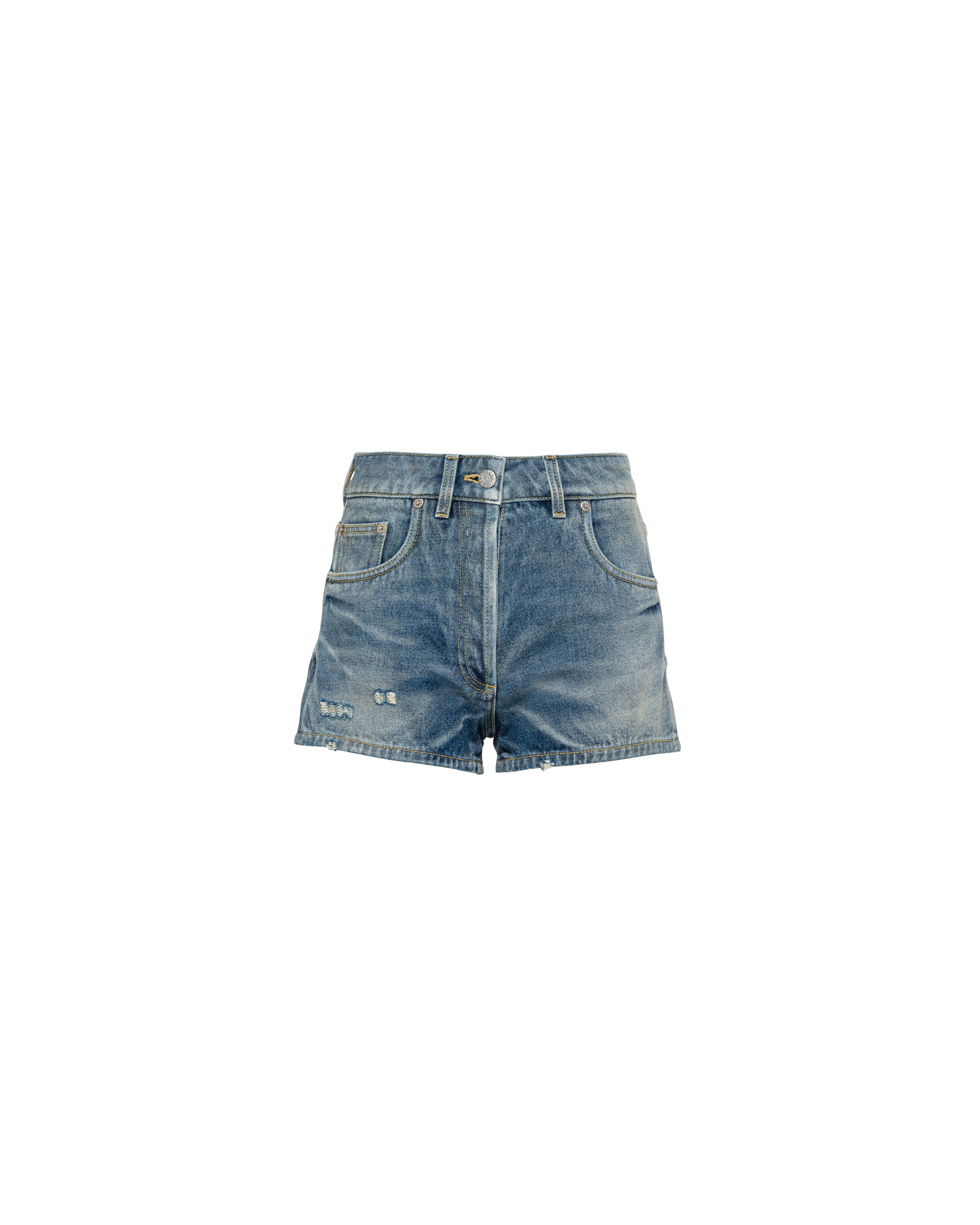 Organic denim shorts - 1