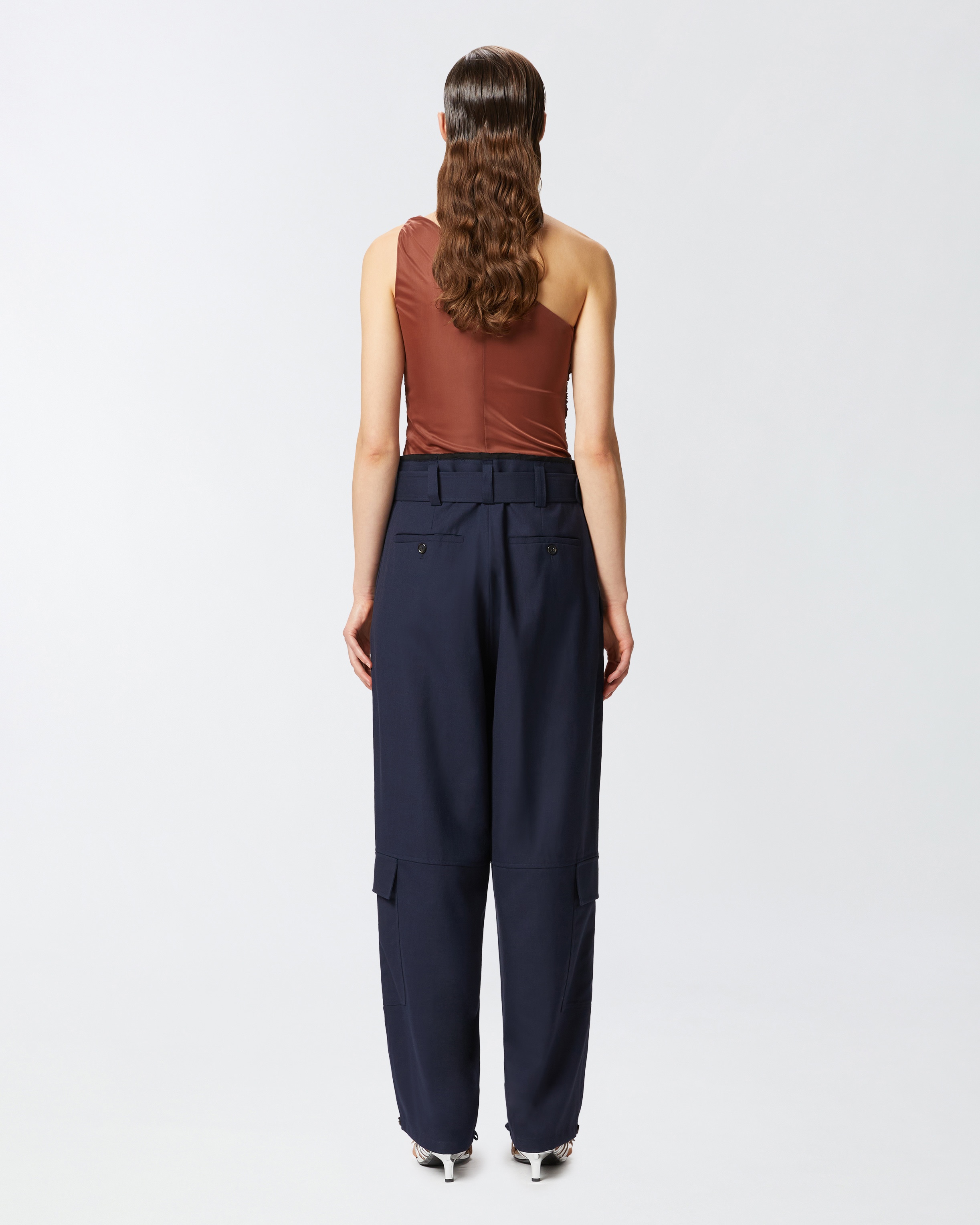 CARGO TROUSERS WITH MATCHING BELT - 4