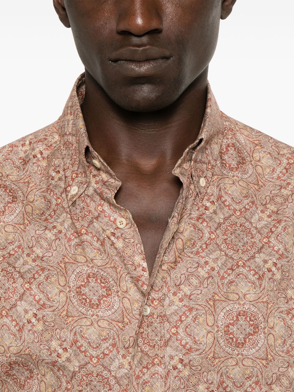 paisley-print shirt - 5
