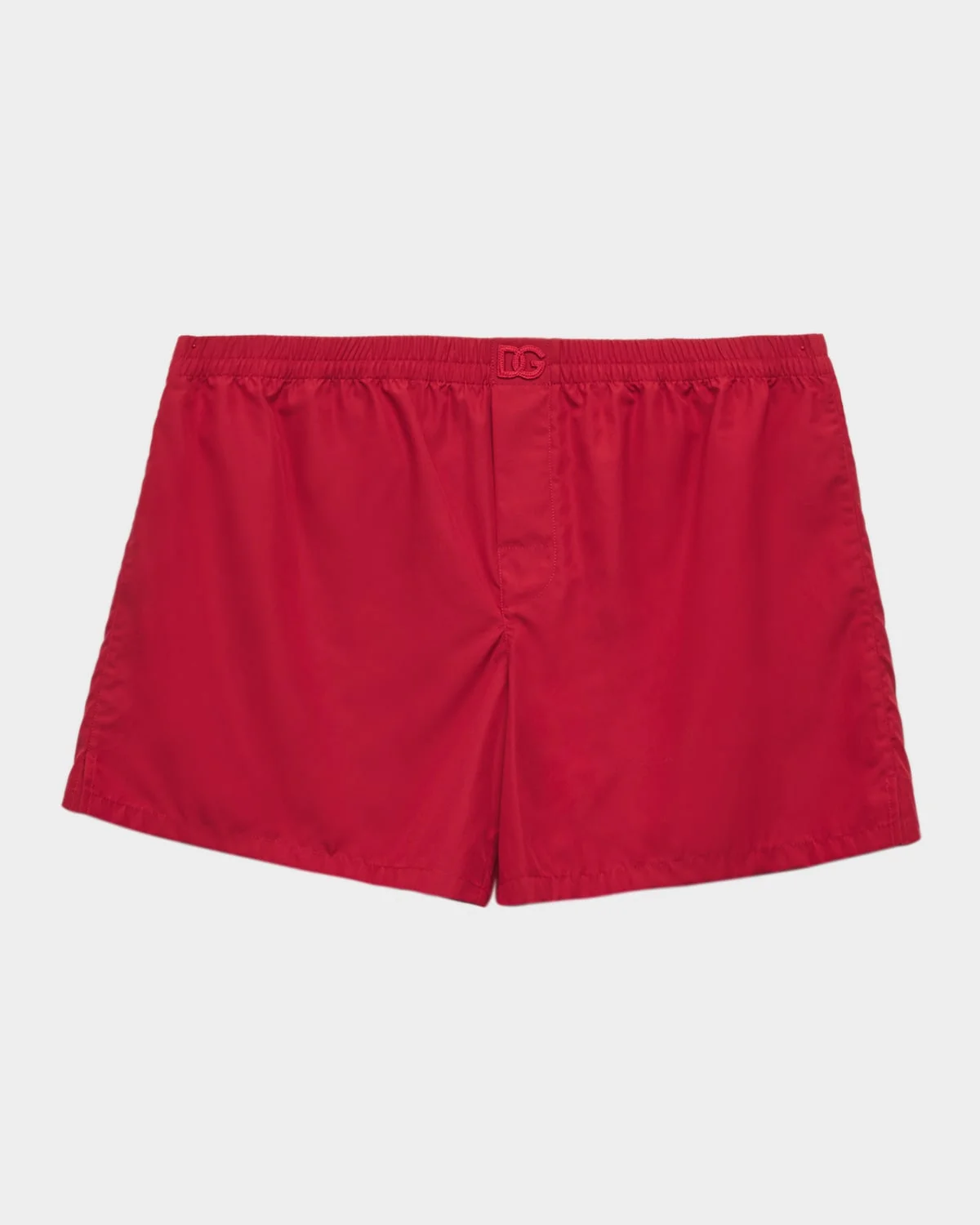 Men's Solid Cotton Logo Boxer Shorts - 1