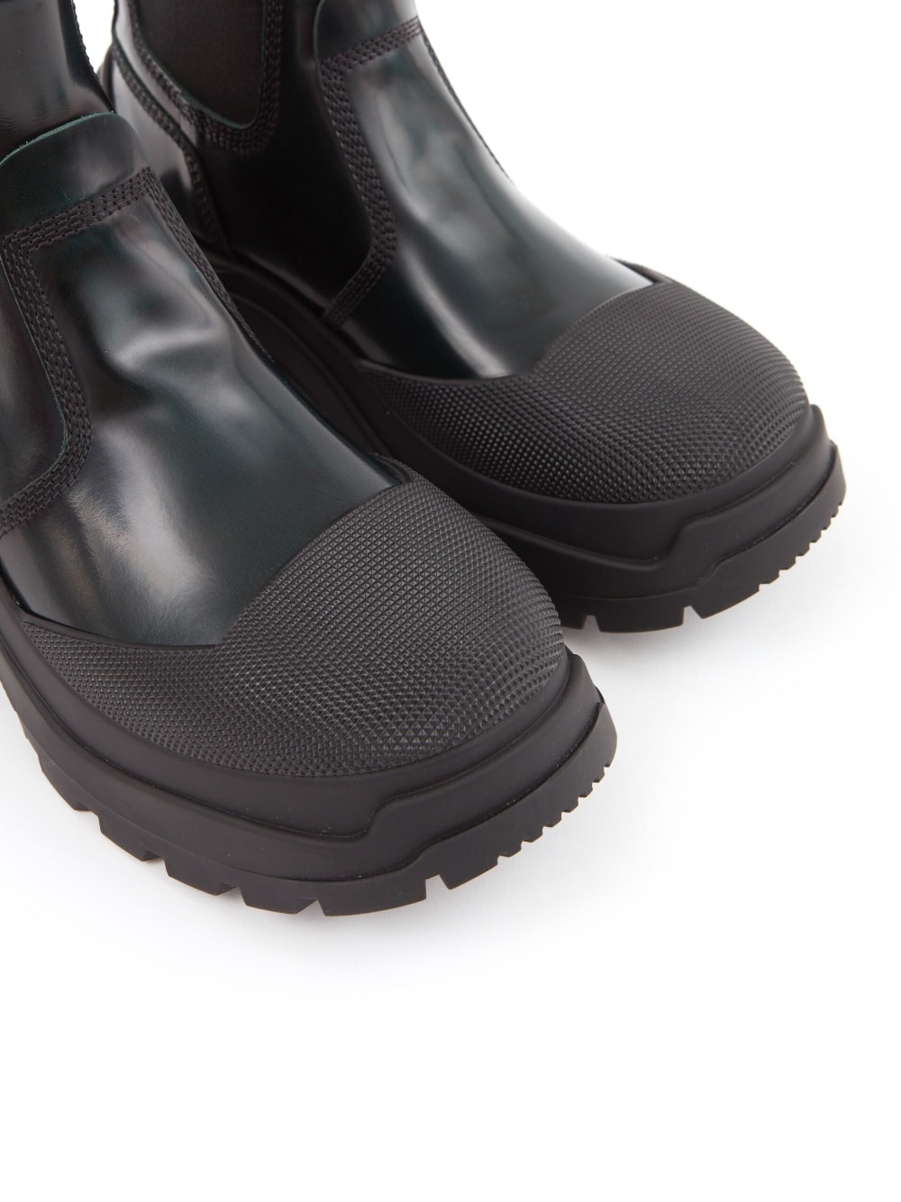 elasticated-panel ankle boots - 4