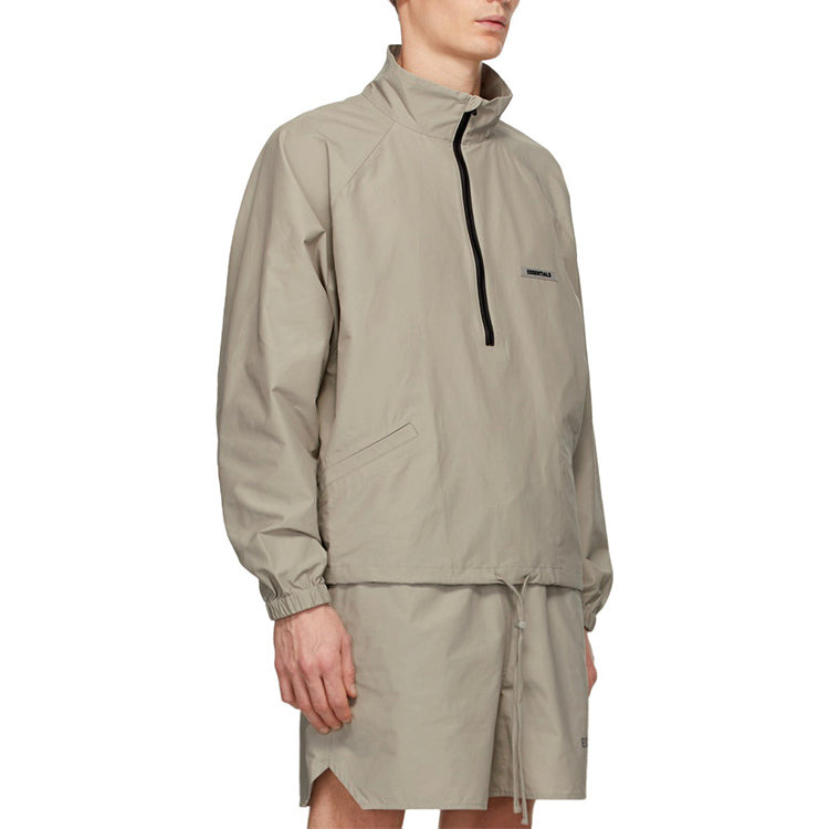 Fear of God Essentials FW20 Half-Zip Track Jacket Moss FOG-FW20-188 - 5