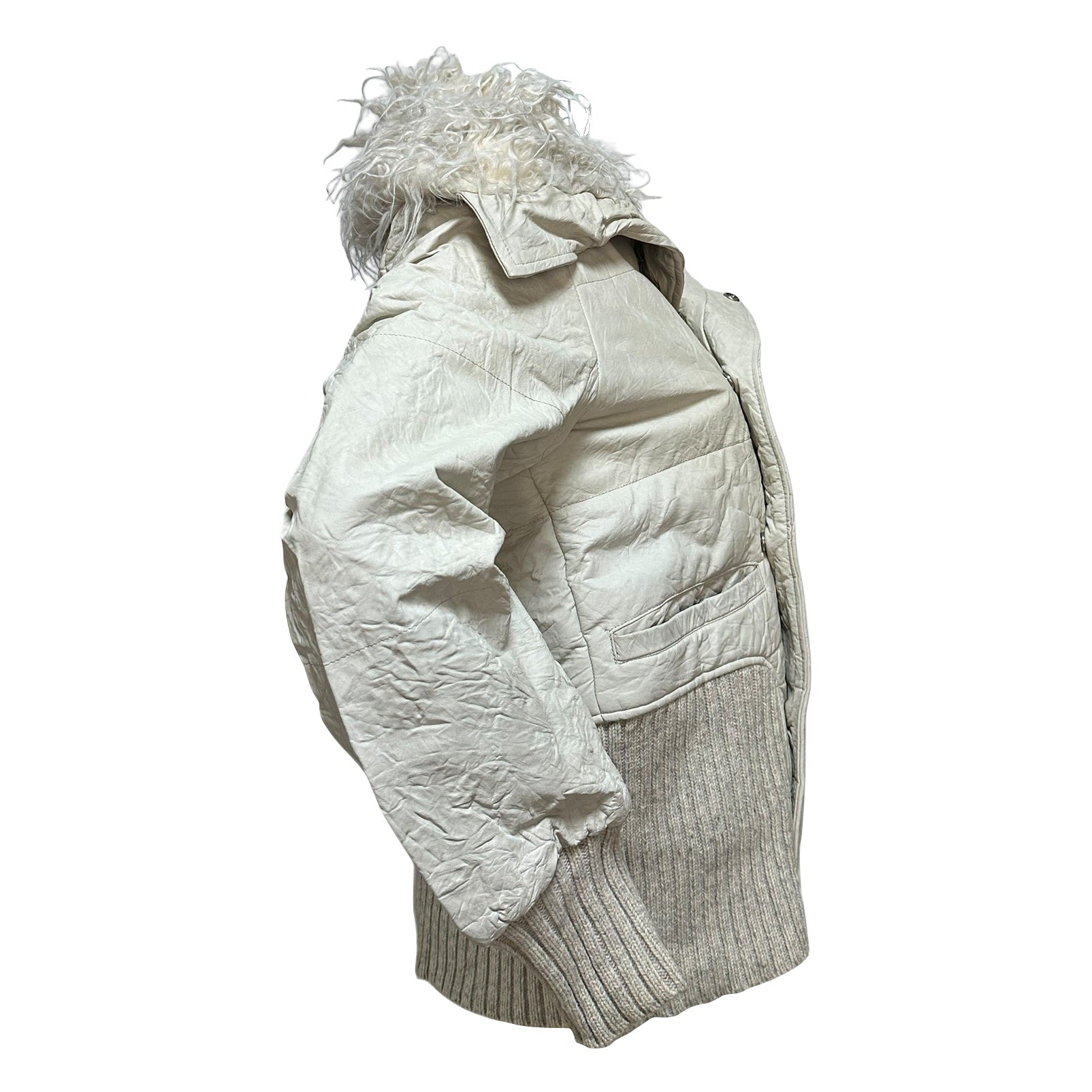 UNDERCOVER Fall Winter 2006 "Guru Guru" Fur Leather Jacket - 3